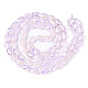 Electroplate Glass Beads Strands EGLA-S194-11A-B05-2