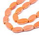 Electroplate Glass Beads Strands EGLA-Q125-009G-3