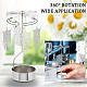 Stainless Steel Spinning Rotary Candle Holder Stand DIY-WH0304-976A-3