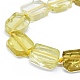 Chapelets de perles de quartz citron naturel G-F725-05-3