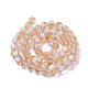Chapelets de perles en pierre de lune synthétique G-F142-6mm-13-2