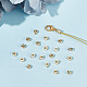 arricraft 60 Pcs Brass Crimp Beads KK-AR0003-26-4