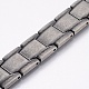 Bracelets pour montre en 304 acier inoxydable BJEW-G594-08B-3