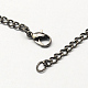 Vintage Iron Twisted Chain Necklace Making for Pocket Watches Design CH-R062-B-2