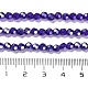 Perles en verre transparentes EGLA-A035-T4mm-B06-4