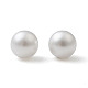 Sin agujero abs imitación de perlas de plástico redondo perlas MACR-F033-7mm-24-1