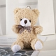 Lindas decoraciones colgantes de muñeco de oso de algodón pp de felpa PW-WG35616-02-1