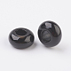 Perle europee di agata nera naturale e agata fasciata mescolate casualmente X-G-G740-12x6mm-12-2