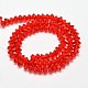 Imitate Austrian Crystal Transparent Glass Faceted Bicone Bead Strands GLAA-E015-05-2
