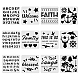 Plastic Drawing Painting Stencils Templates Sets DIY-WH0172-080-1