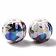 Perles de porcelaine perlées manuelles PORC-G010-02-4