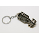 Rétro en alliage de zinc course pendentif porte-clés de voiture de fer de porte-clés KEYC-A023-05AB-2