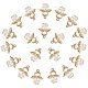 Pandahall elite 20pcs pendentifs en verre plaqué arc-en-ciel FIND-PH0009-24-1