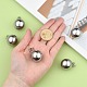 Fashionable 304 Stainless Steel Round Pendants X-STAS-R054-05-4