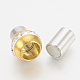 Alloy Rhinestone Magnetic Clasps PALLOY-S116-021-2