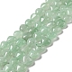 Natürlichen grünen Aventurin Perlen Stränge G-B022-11B-1