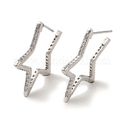 Серьги-гвоздики из латуни EJEW-R162-03P-01