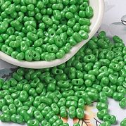 Выпечка краска стеклянные бусины SEED-K009-01A-15