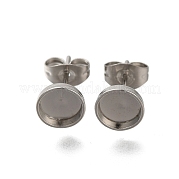 Серьги-гвоздики из нержавеющей стали 304 для женщин EJEW-M028-01S