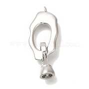 Латунь раз по сравнению с застежками KK-K389-007P