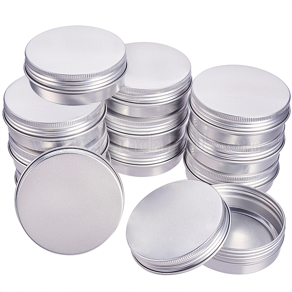 Wholesale BENECREAT 14 Pcs 60ml Aluminum Tin Jars - Pandahall.com