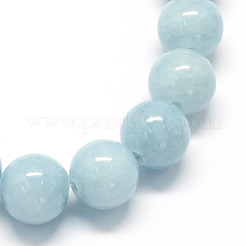 Natur gefärbt gelbe Jade Edelstein-Korn-Stränge&nbsp;G-R271-6mm-YXS18