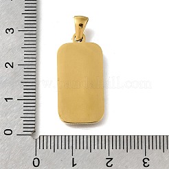 304 Edelstahl-Emaille-Anhänger&nbsp;STAS-B087-06G-01