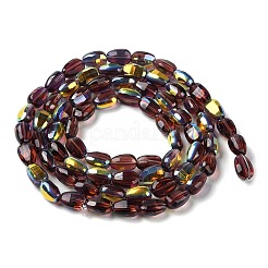 Trasparenti perle di vetro placca fili&nbsp;GLAA-Q099-F01-03