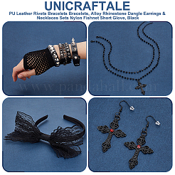 Armbänder aus PU-Leder mit Nieten&nbsp;AJEW-UN0002-02