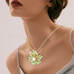 8 broche en alliage 2 couleurs avec crochets pour pendentif&nbsp;FIND-SC0019-07B