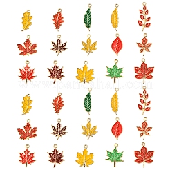 30 pendentif en alliage émaillé sur le thème de Thanksgiving&nbsp;ENAM-FS0002-01