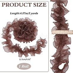 5 Yards plissiertes Organza-Spitzenband&nbsp;OCOR-PH0004-67C