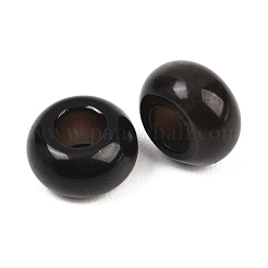 Europäische Naturperlen aus Silberobsidian&nbsp;G-G740-14x8mm-44