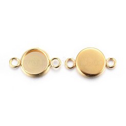 201 Edelstahl-Cabochon-Anschlussfassungen&nbsp;STAS-F191-15G-A