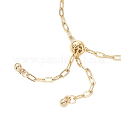2.5 mm 304 Edelstahl Büroklammer Kette Schieber Armband Herstellung&nbsp;AJEW-JB01401
