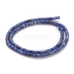 Fili di perle di diaspro macchia blu naturale&nbsp;G-H230-25