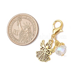 3 pendentif décoratif en forme d'ange en alliage de style tibétain&nbsp;HJEW-JM03837