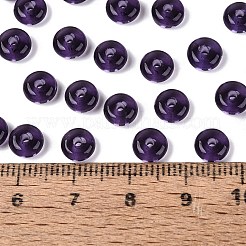 Perles de rocaille en verre de couleurs transparentes&nbsp;SEED-Q042-01A-B04
