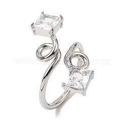 Anelli aperti per bracciale in acciaio inossidabile 316L con zirconi cubici&nbsp;SA-CBAB122-07P-02