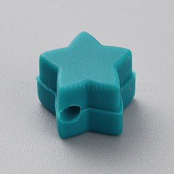 Perline focali in silicone a stella&nbsp;LS-SIL-TAC0008-08N