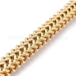 Bracelets en maille d'acier inoxydable 304&nbsp;BJEW-L631-30G