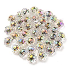 Placcatura uv perline acriliche iridescenti arcobaleno&nbsp;OACR-A014-03I