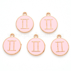 Pendentifs d'émail en alliage&nbsp;ENAM-S124-01A-09I