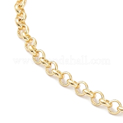Collane in catena rolo in ottone&nbsp;X-MAK-F036-01G