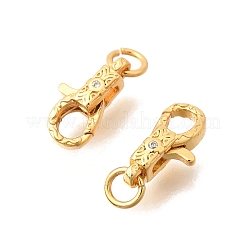 Fermagli per artiglio in zircone chiaro con zirconi in ottone micro pavimentato&nbsp;KK-G600-25G-03
