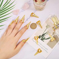 20 stücke legierung frauen finger nagel ringe&nbsp;RJEW-GL0001-02
