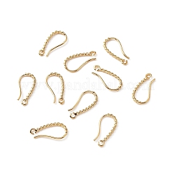 Ganci di orecchini in ottone&nbsp;X-KK-WH0035-98