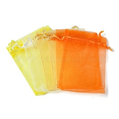 40 stücke 4 farben organzabeutel schmuck aufbewahrungsbeutel hochzeitsbevorzugung party mesh kordelzug geschenk&nbsp;OP-FS0001-03A