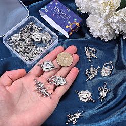 Fascini del connettore del rhinestone della lega di 24pcs 12 stili&nbsp;FIND-SC0022-21A