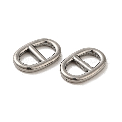 Fermoirs à boucle en acier inoxydable 304 anti-ternissement&nbsp;STAS-O006-01A-P
